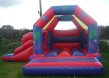 15ft by 17ft combi bouncing castle with slide