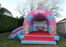 Barbie Bouncing Castle with Slide Cork City